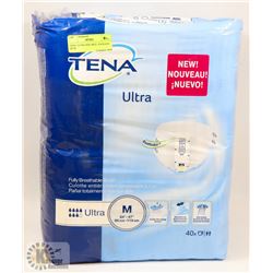 TENA  ULTRA SIZE MED , PACKAGE OF 40