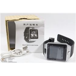 NEW STAINLESS BLUETOOTH SMARTWATCH W/CAMERA