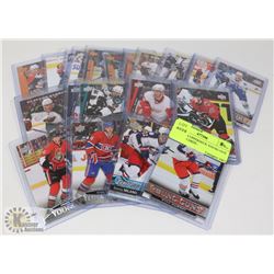 LOT OF 24 UPPERDECK YOUNG GUN HOCKEY CARDS -