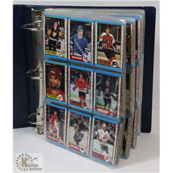BINDER WITH COMPLETE SET OF OPEECHEE 1989-90 PLUS