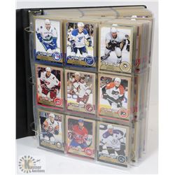 BINDER WITH OVER 725 DIFFERENT OPEECHEE HOCKEY
