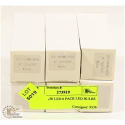 1 - NEW 12W LED 6 PACK LED BULBS
