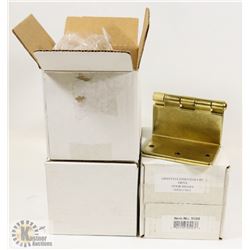 3 BOXES OF HINGES- CAN MAKE AND DOOR WHEELCHAIR
