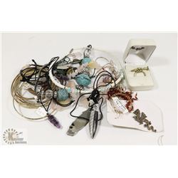 BAG OF ASSORTED JEWELRY