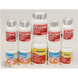 BAG OF ASSORTED PAIN MEDICATIONS