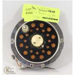 VINTAGE FLY REEL WITH LINE