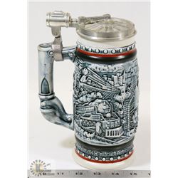 1983 TRAIN THEMED STEIN