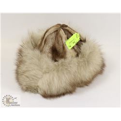 REAL FUR HAT OF EUROPEAN DESCENT.