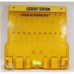 2 KEYS + PADLOCK CABINET LOCK OUT STATION