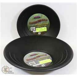 SET OF 10" AND 14" PROSPECTING GOLD PANS FOR GOLD