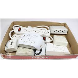 FLAT OF MULTI-PLUGS, POWER BARS AND TIMERS