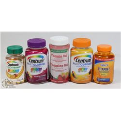 BAG OF ASSORTED VITAMINS AND SUPPLEMENTS