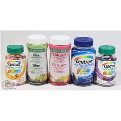 BAG OF ASSORTED VITAMINS AND SUPPLEMENTS