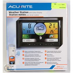 ACU-RITE WEATHER STATION WITH COLOUR DISPLAY