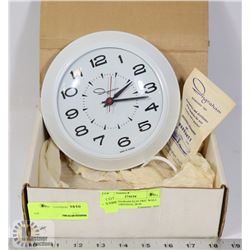 VINTAGE INGRAM ELECTRIC WALL CLOCK IN ORIGINAL BOX