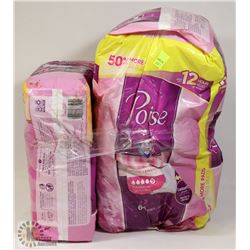 TWO PACKS OF POISE ULTRA THIN PADS