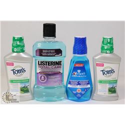 BAG OF ASSORTED MOUTHWASH