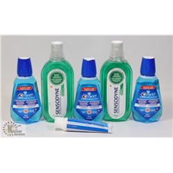 BAG OF ASSORTED MOUTHWASH