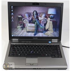 TOSHIBA TECRA WIN 7 PRO LAPTOP WITH AC ADAPTER