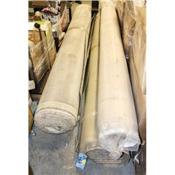 UNCLAIMED MERCHANDISE 3 ROLLS OF CARPET