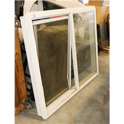 WINDOW WITH BENT SCREEN