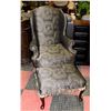 Image 1 : ESTATE WING BACK CHAIR AND OTTOMAN