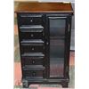 Image 1 : ESTATE WOOD 5 DRAWER CABINET, 21.5"X12"X36".
