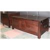 Image 3 : SOLID WOOD STORAGE COFFEE TABLE AND END TABLE