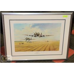 ROBERT TAYLOR SIGNED PRINT WITH COA AUTOGOGRAPHED