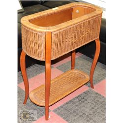 ESTATE WICKER WINDOW PLANTER, 28"X12"X30"