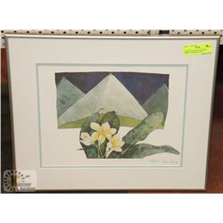 ROBERT SINCLAIR, "MUTTART NIGHT" FRAMED MATTED