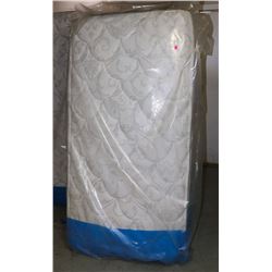 NEW SINGLE EUROTOP MATTRESS WITH BOXSPRING