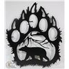 Image 1 : METAL BEAR PAW CUTOUT 18"