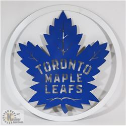 METAL TORONTO MAPLE LEAFS CUTOUT 18"