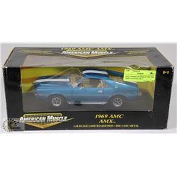 ERTL AMERICAN MUSCLE 1969 AMC AMX 1:18 SCALE DIE C