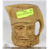 Image 1 : HAND CARVED FISHERMAN MUG