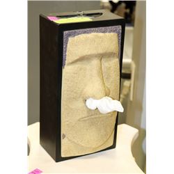 NEW EASTER ISLAND HEAD TISSUE HOLDER WITH