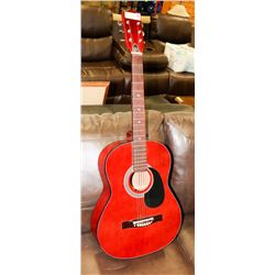 GUITAR WITH STEEL REINFORCED NECK.