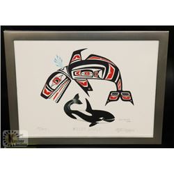 BIL JACKSON NATIVE ARTIST "KILLER WHALE" 35/250