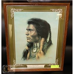 NATIVE PRINT BY BILL HAMPTON