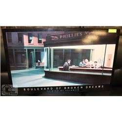 LARGE MARILYN, DEAN AND MORE PICTURE ON WOOD