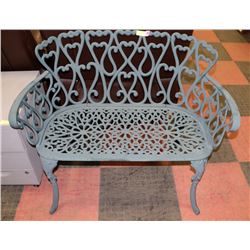 CAST IRON LOVE SEAT