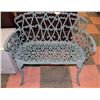 Image 1 : CAST IRON LOVE SEAT
