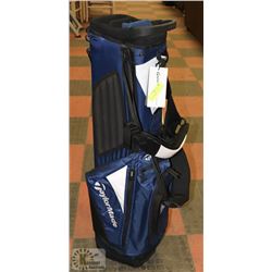 NEW TAYLOR MADE SELECT PLUS GOLF STAND BAG.
