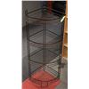 Image 1 : 3FT 4 TIER METAL CORNER SHELF