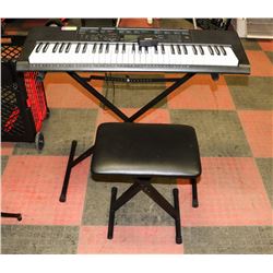 CASIO CTK-2300 ELECTRIC KEYBOARD WITH STAND AND