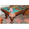 Image 2 : EASTPOINT POOL TABLE WITH 8 QUE'S, BALLS, TRIANGLE