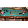 Image 3 : EASTPOINT POOL TABLE WITH 8 QUE'S, BALLS, TRIANGLE