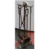 Image 1 : METAL COMPANION SET FOR FIREPLACE.
