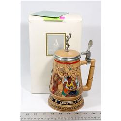 VINTAGE A CENTURY OF BASKETBALL STEIN, WITH